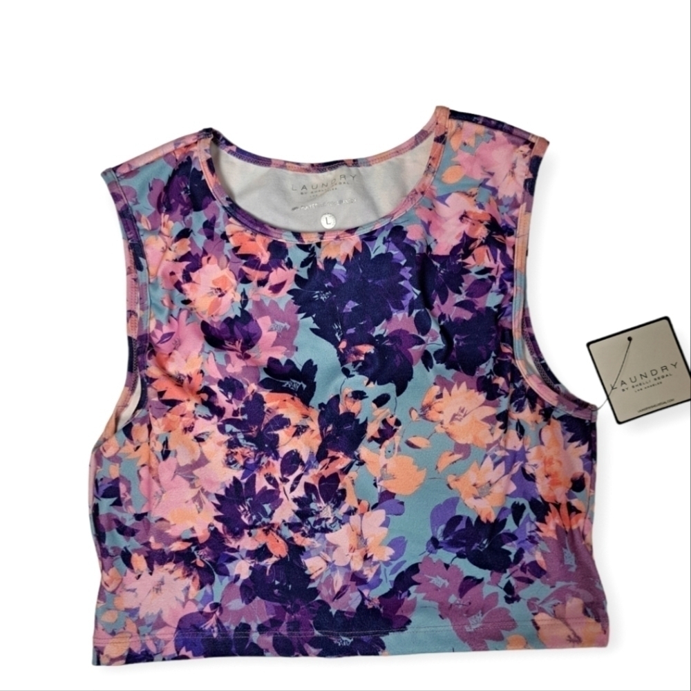 Laundry by Shelli Segal Floral Crop Top‎